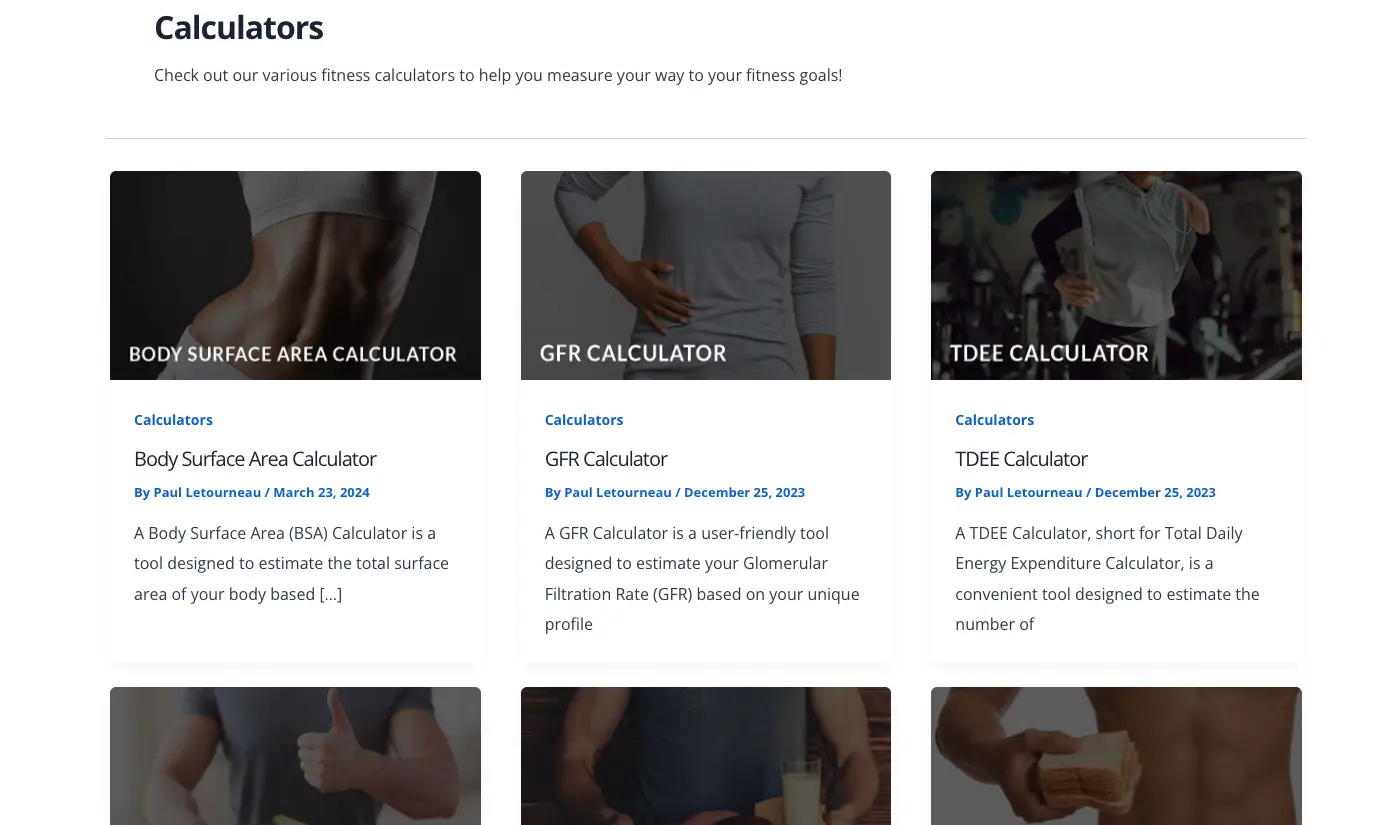 FITCITY website homepage screenshot